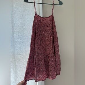 Mauve Floral Slip Dress